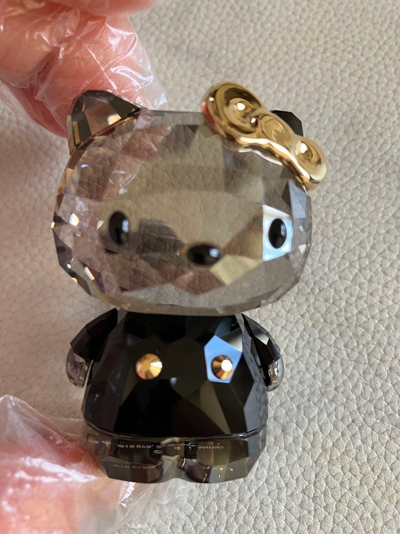 Swarovski 2012年スワロフスキーハローキティ 置物・ブラック