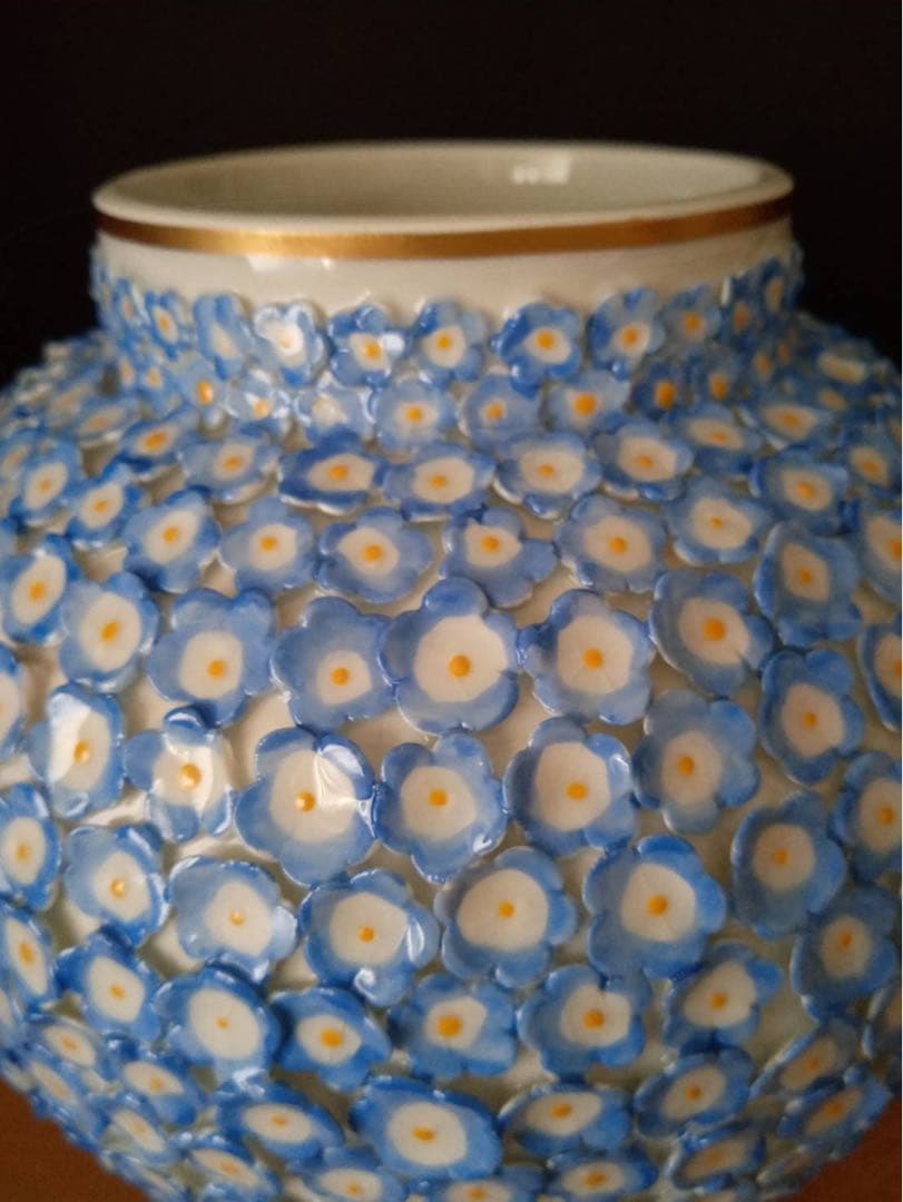 ドイツ　ドレスデン　カールティーメ　マイセン　スノーボールスタイル　壺