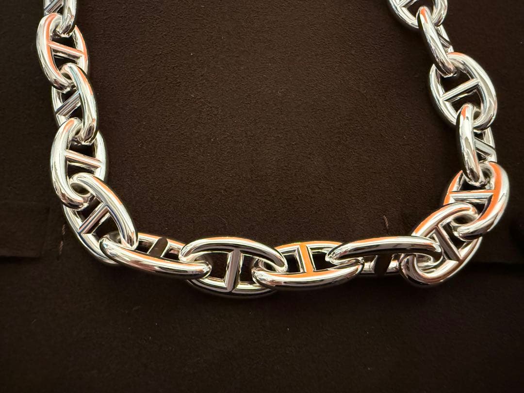 HERMES新品　シェーヌダンクル　アンカーチェーン　ネクレス