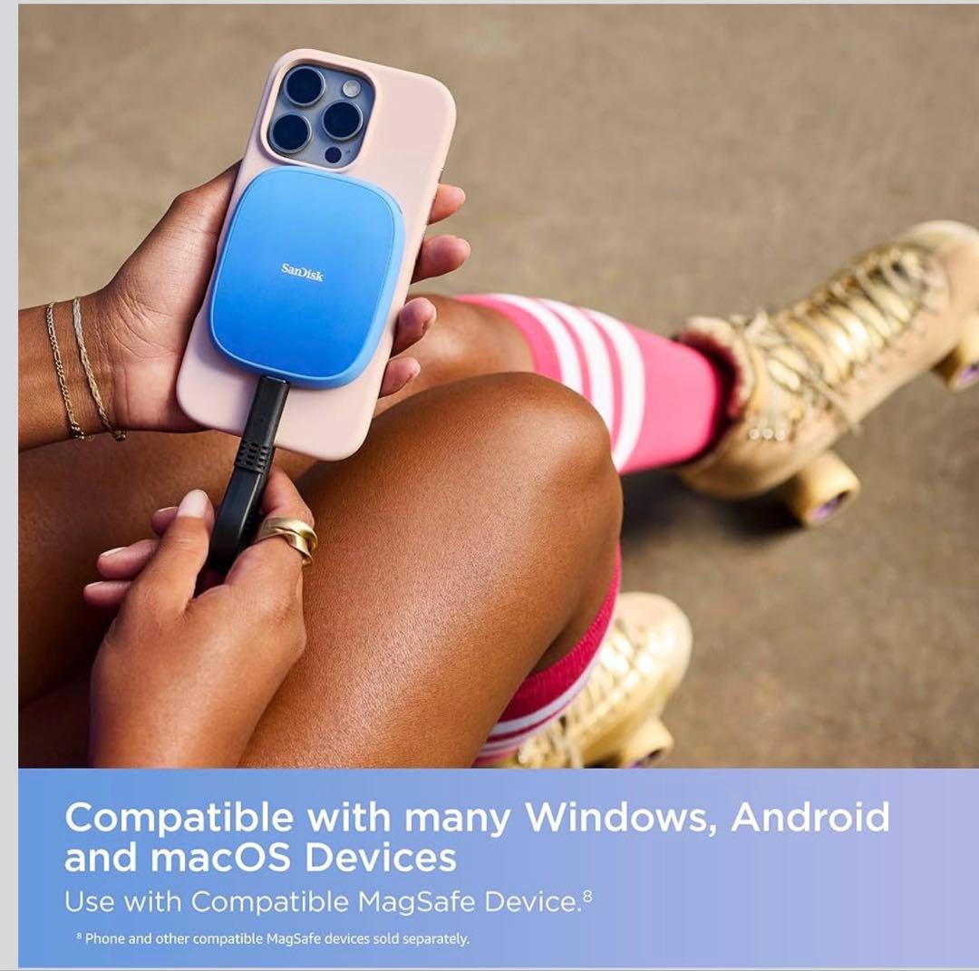 外付けハードディスク・ドライブ SanDisk Creator Phone SSD 1TB storage