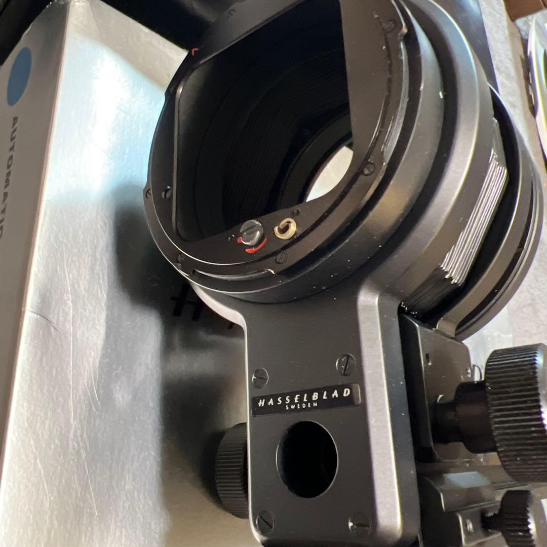 ハッセルブラッド　オートマチックベローズ　エクステンションとレンズシェイド