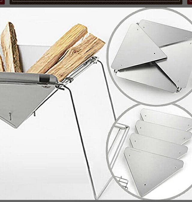 ビーワーススタイル UC-207 燕三条製 ステンレス 焚き火台 グリルS