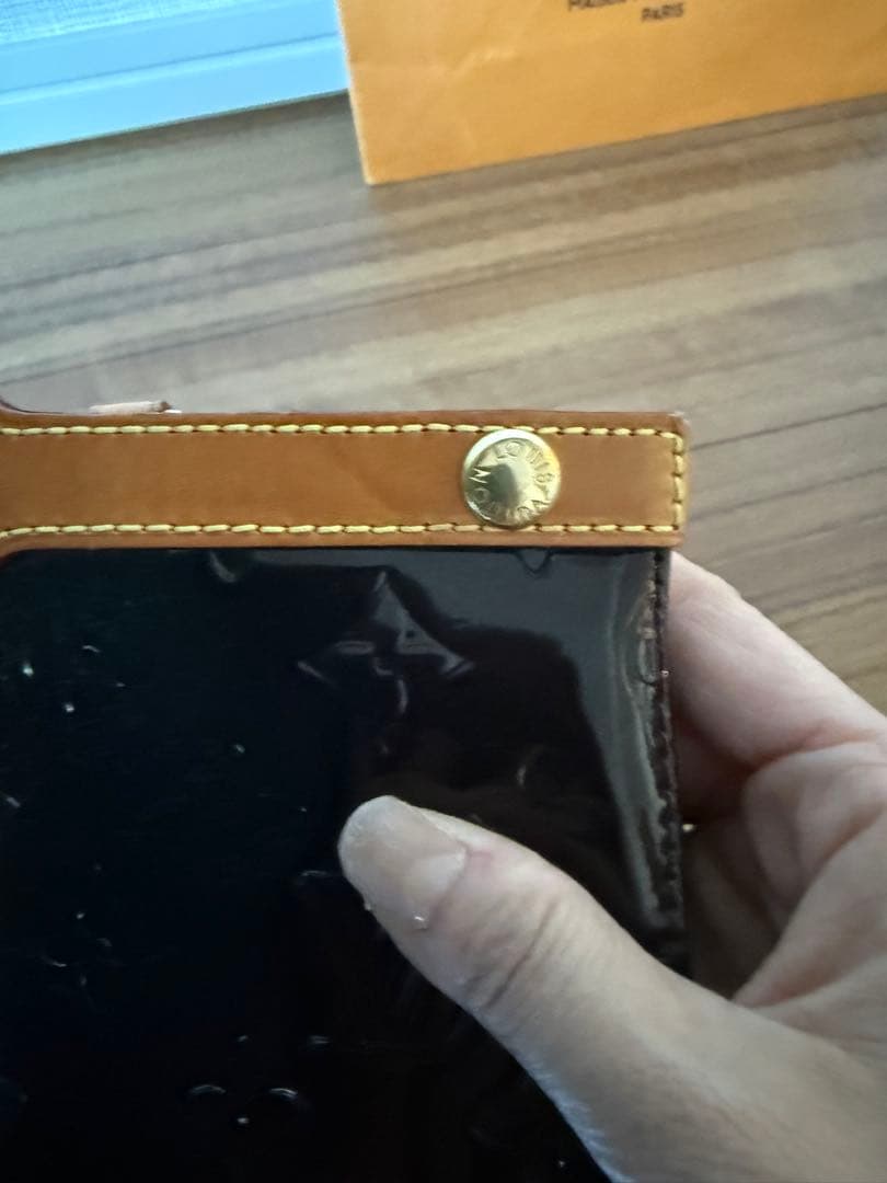 LOUIS VUITTON ダークブラウン ハンドバッグ