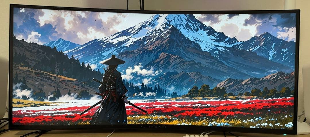 DELL Alienware AW3821DW WQHD+ 曲面ディスプレイ