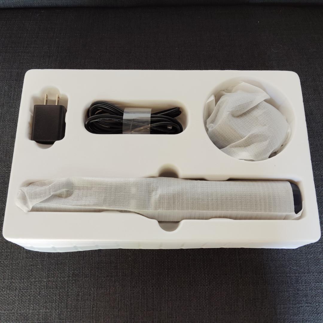 【未使用品】ケアライズ ウルトラソニック ヘアアイロン USI-01NB