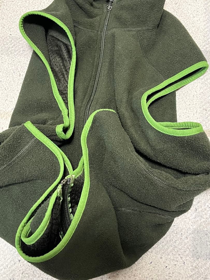 Patagonia フリースベスト ダークグリーン　L シンチラ