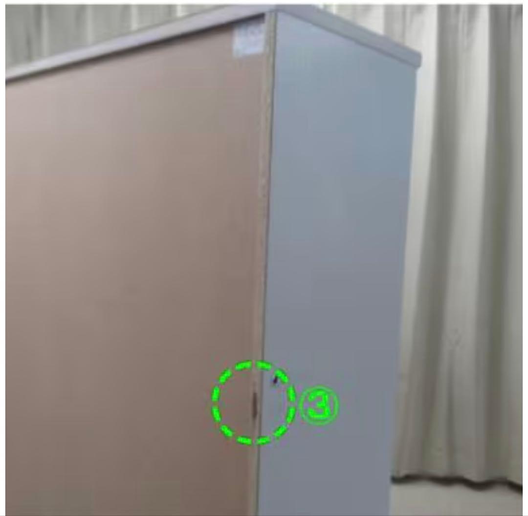 ニトリ　ハイチェスト オウカ2 DVD 105HC WH 白