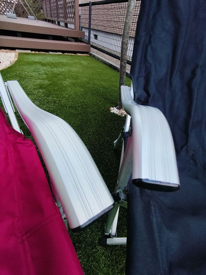 ☆美品☆２脚セット☆小川キャンパル　リラックアームスチェア