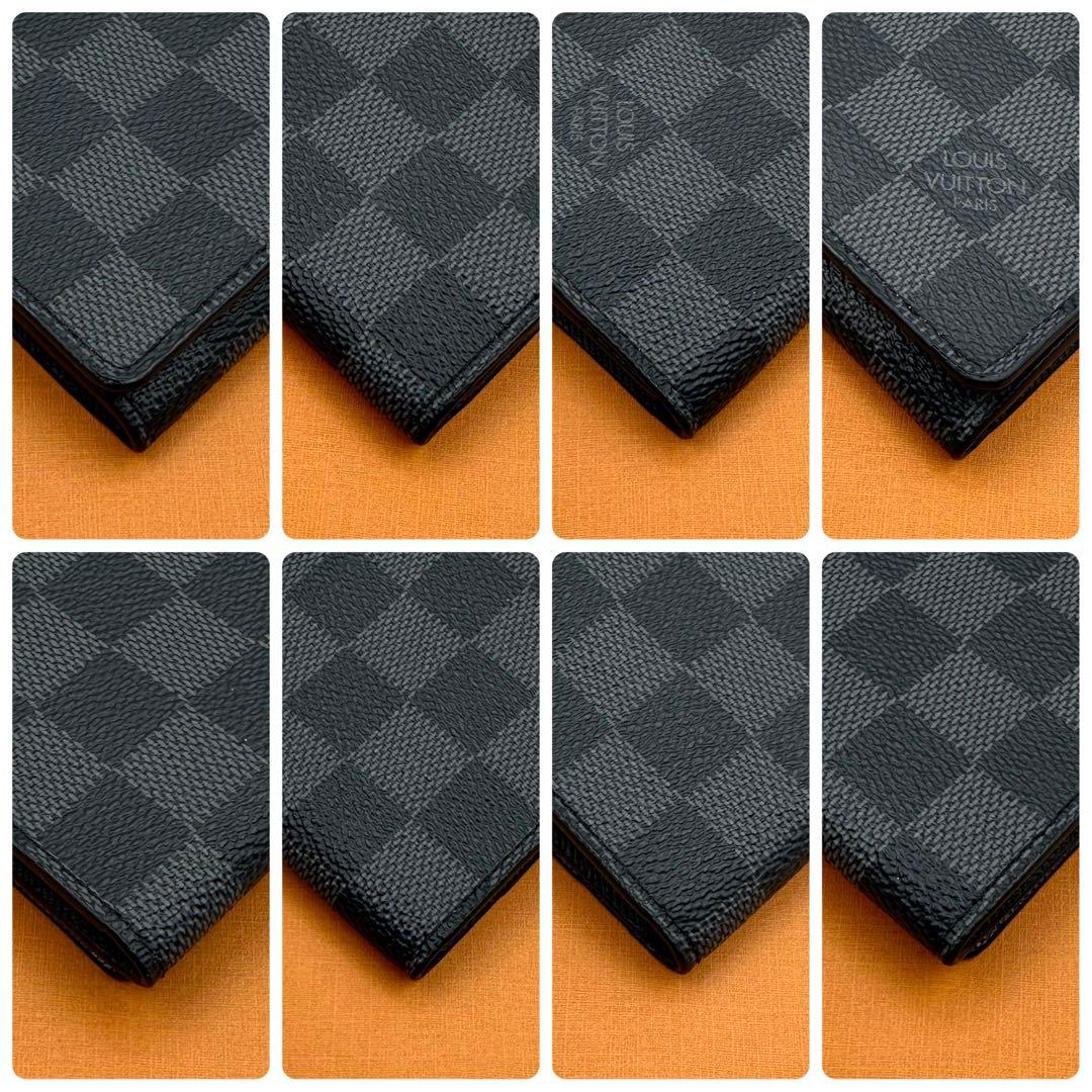 【新型/超極美品】ルイヴィトン ダミエグラフィット アンヴェロップ カード入れ