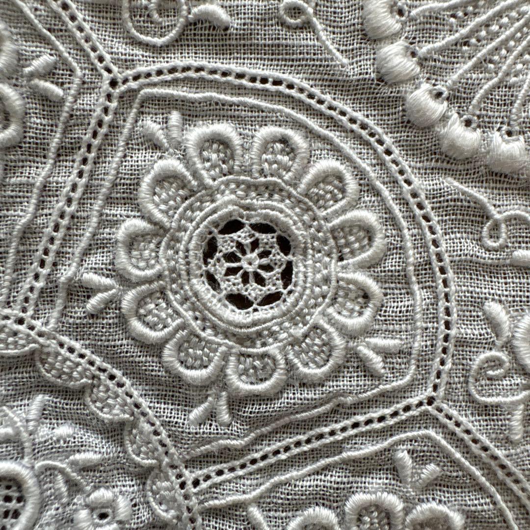 SWATOW ハンカチ　汕頭　手刺繍　鳳凰　スワトウ　花柄　ヴィンテージ