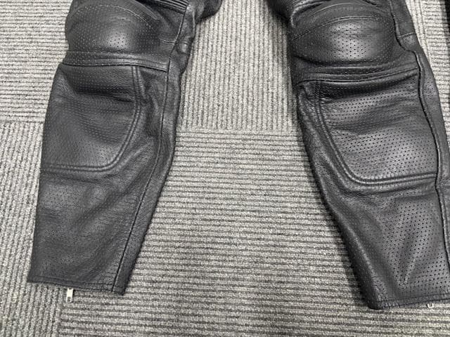 年末セール★RSタイチ バイク レザーライディングパンツ Lサイズ 2セット