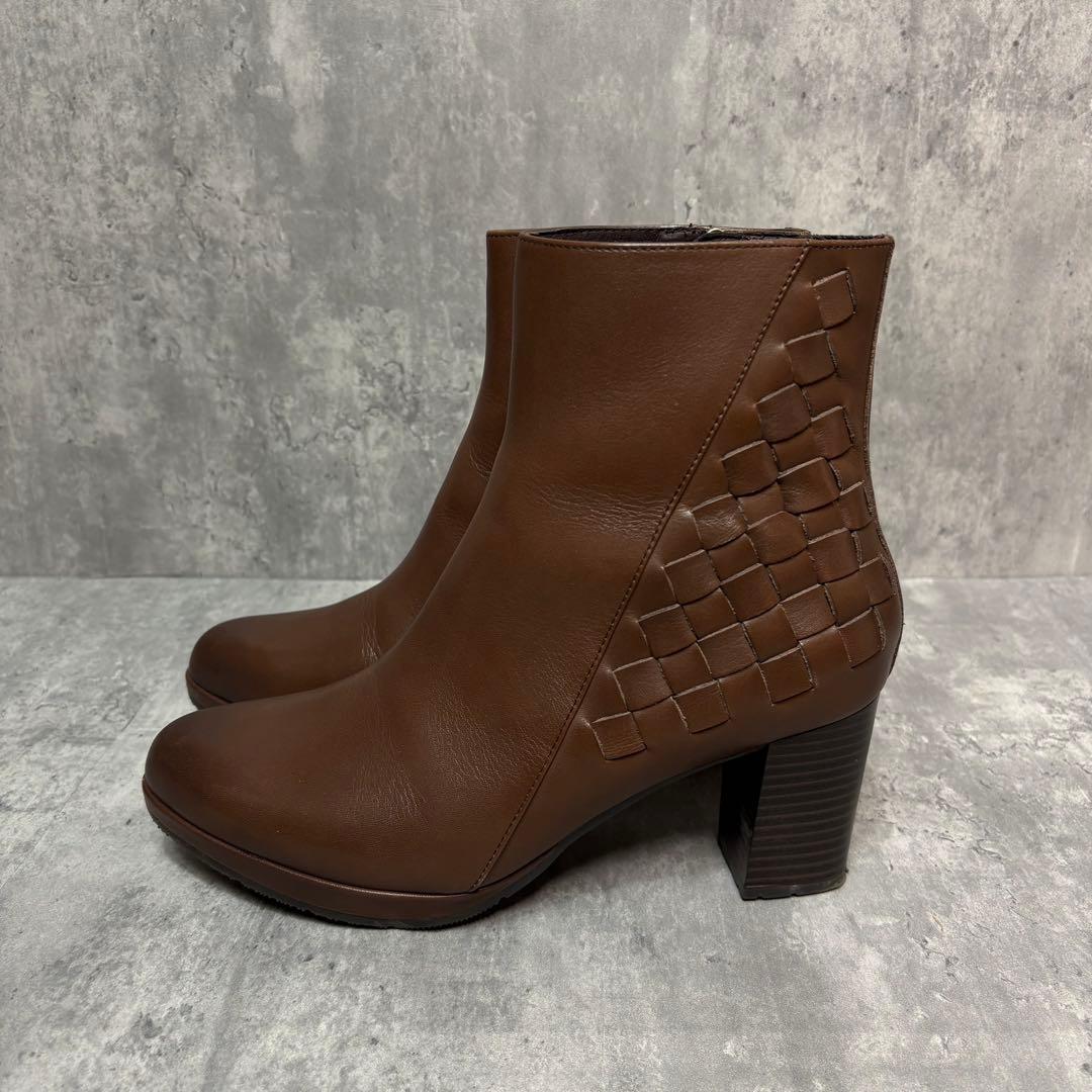 モードカオリ 本革防滑 断熱ストーム付きメッシュブーツ