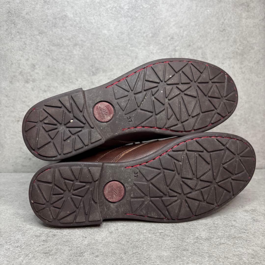 極美品！CAMPER ミルブラウン　キャップトゥ　コンフォート　レザーブーツ