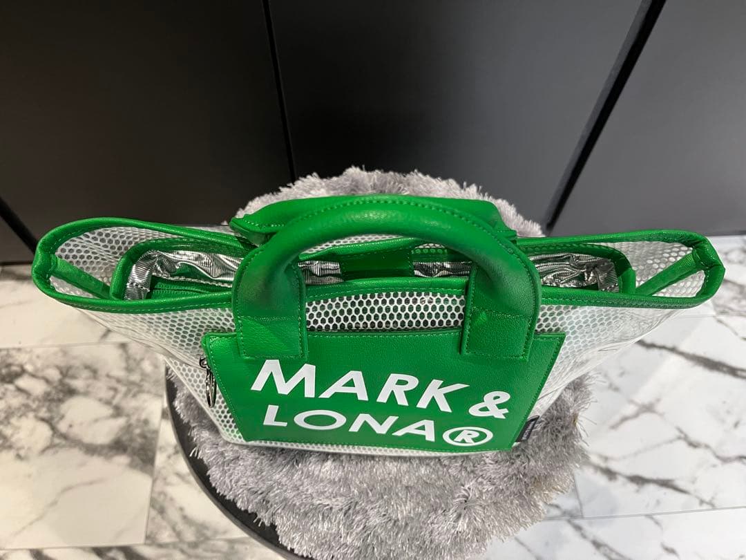 MARK & LONA マークアンドロナ　メッシュゴルフバッグ グリーン！