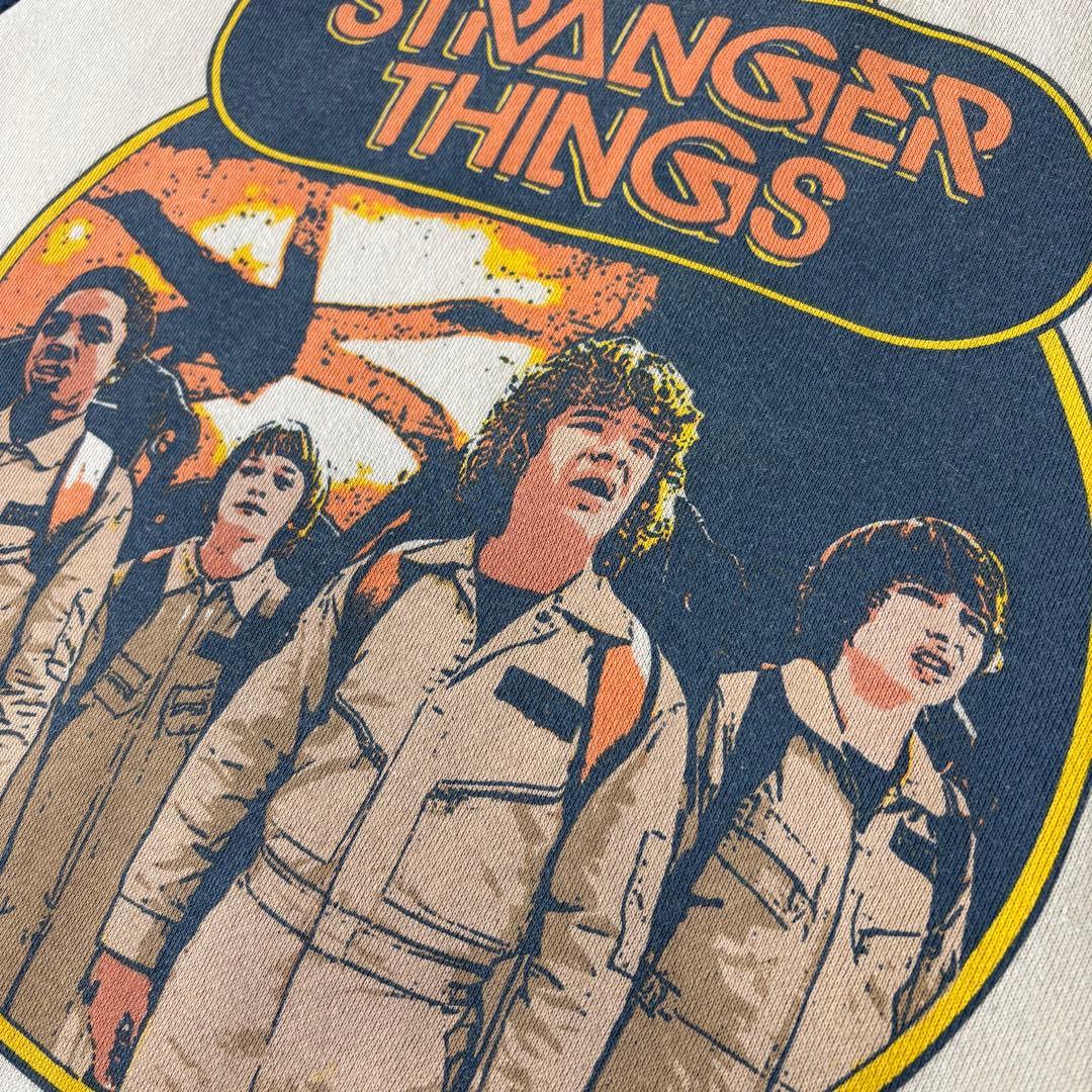 ストレンジャーシングス ラグランスウェット　　ゴーストバスターズ　XLサイズ