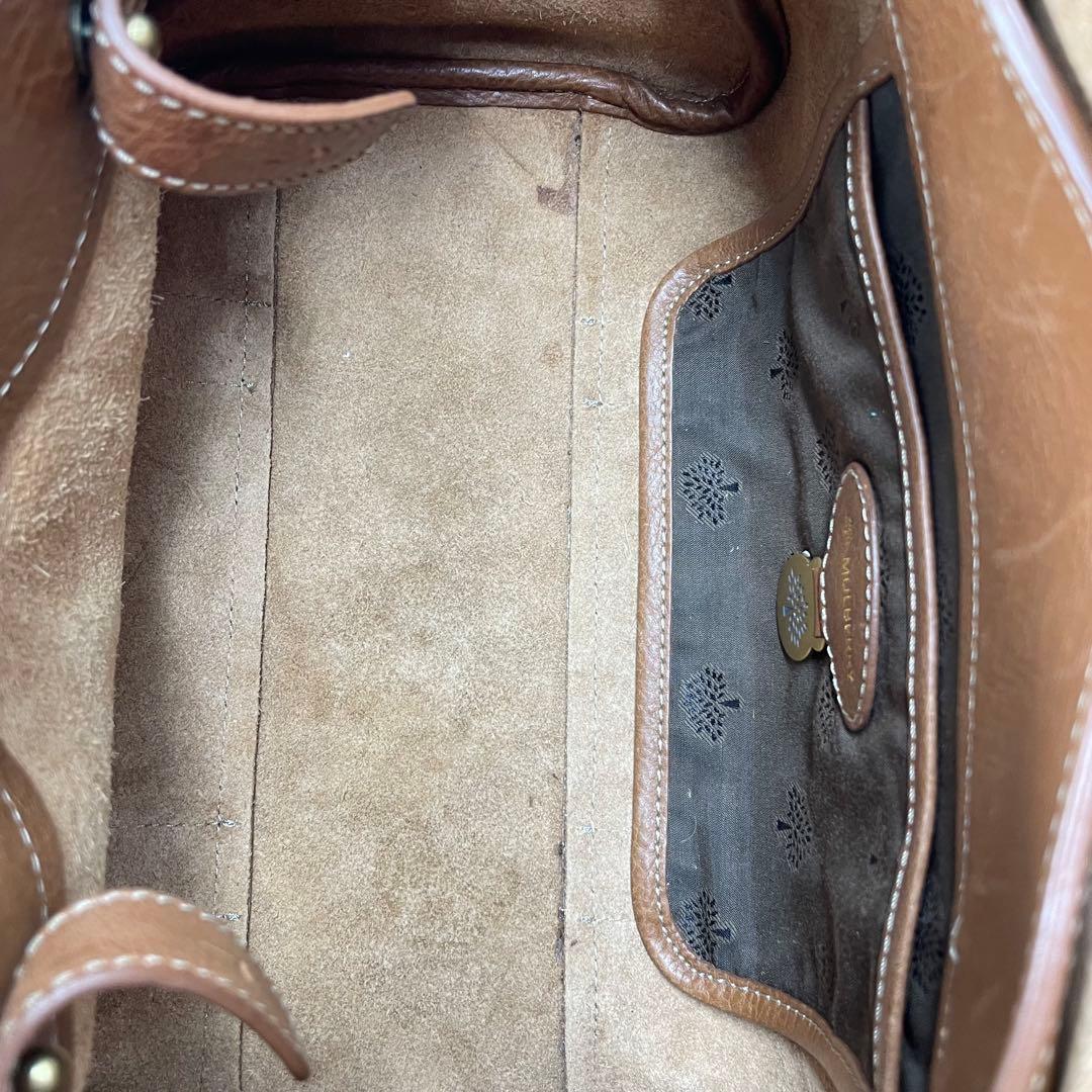 ✨美品✨　Mulberry ベイズウォーター　ショルダーバッグ　金具　ブラウン