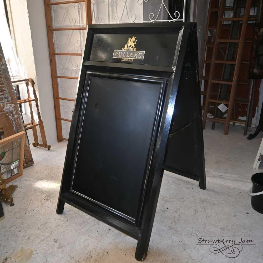 L3710-115 英国アンティーク FULLERS 看板 黒板 カフェ 什器