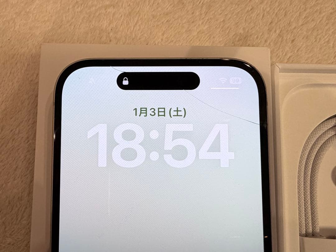 iPhone16 128GB ホワイトSIMフリー　ジャンク