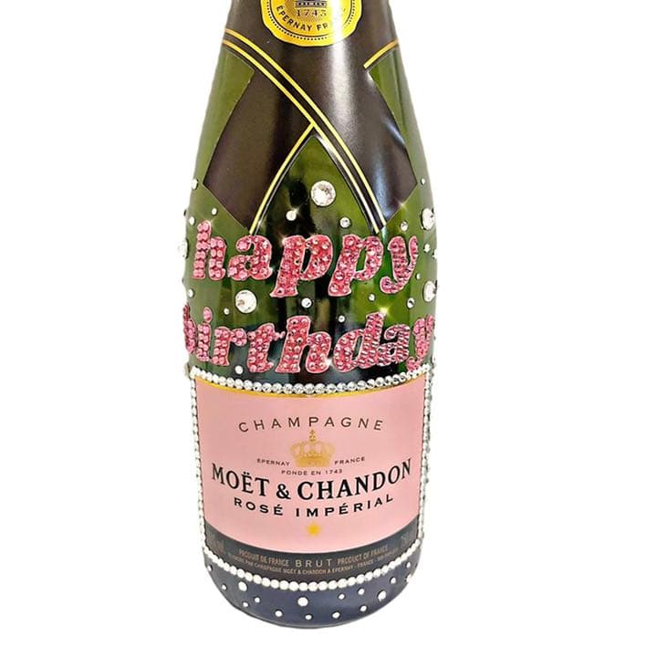 シャンパンデコ　オリシャン　スワロフスキー　名入れ　記念　誕生日　お祝い　ギフト