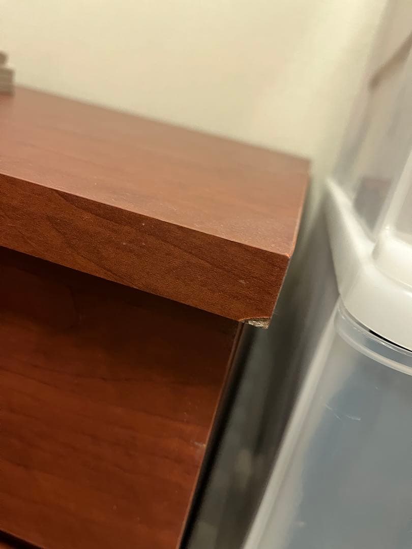 木製 デスク 120cm チーク風 引き出し ミッドセンチュリー 北欧 在宅