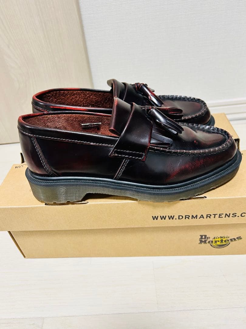 Dr.Martens ドクターマーチン タッセル ローファー チェリーレッド