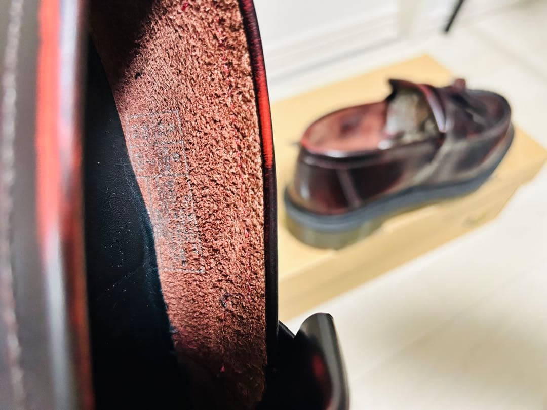 Dr.Martens ドクターマーチン タッセル ローファー チェリーレッド