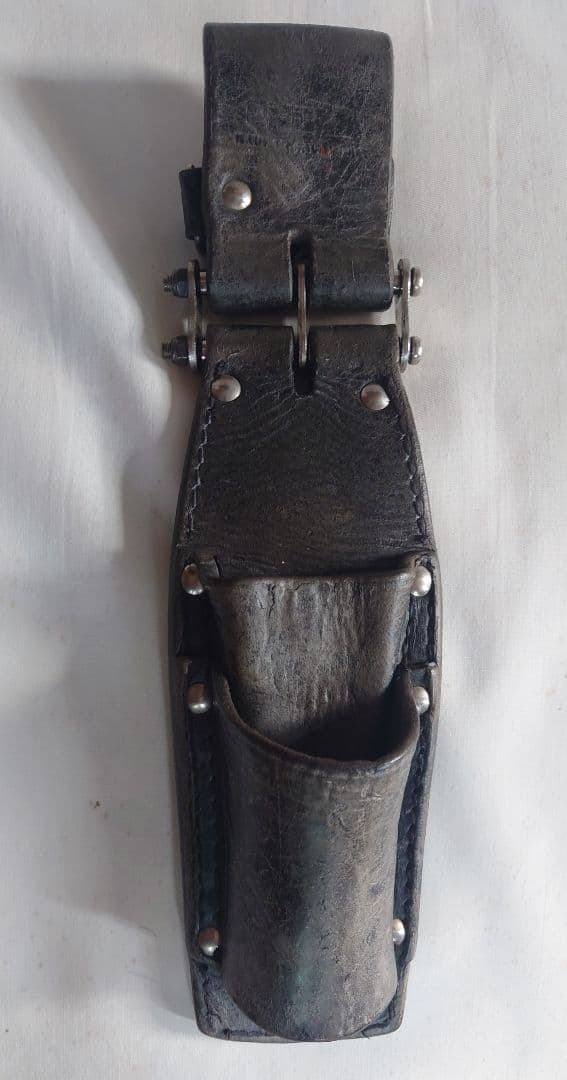 【ニックス　KNICKS 】２段　黒レザー　チェーン　ブラック　ツールホルダー