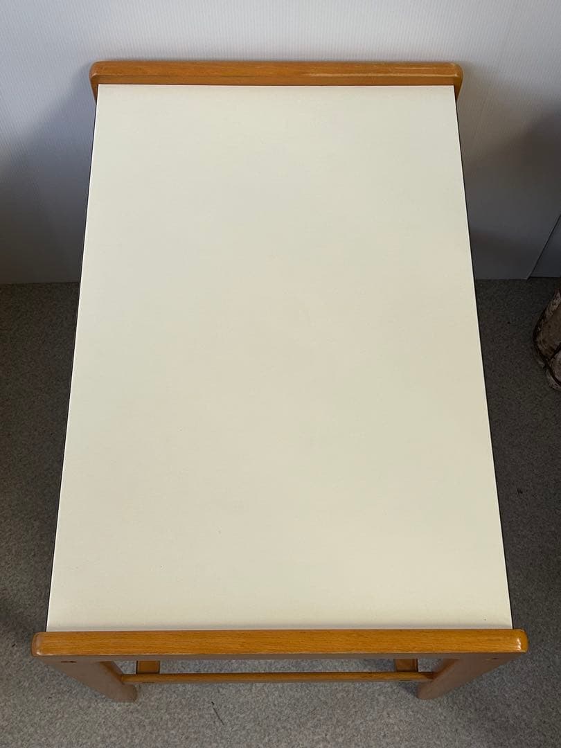 オールドカリモク　karimoku デコラトップ　サイドテーブル　ヴィンテージ