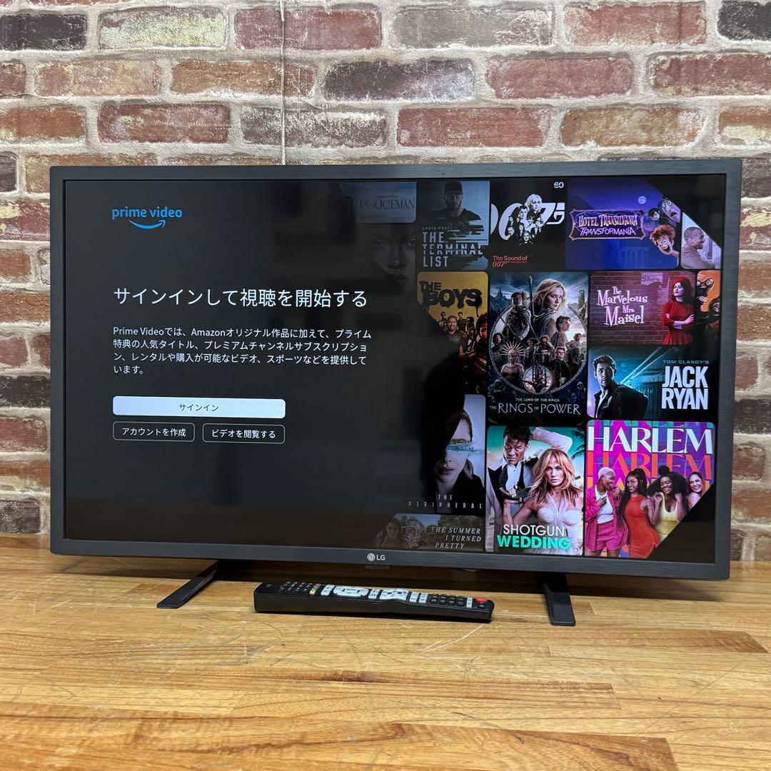 LG 32V型 液晶テレビ 32LX7000PJB 動画アプリ○ 2022年製！