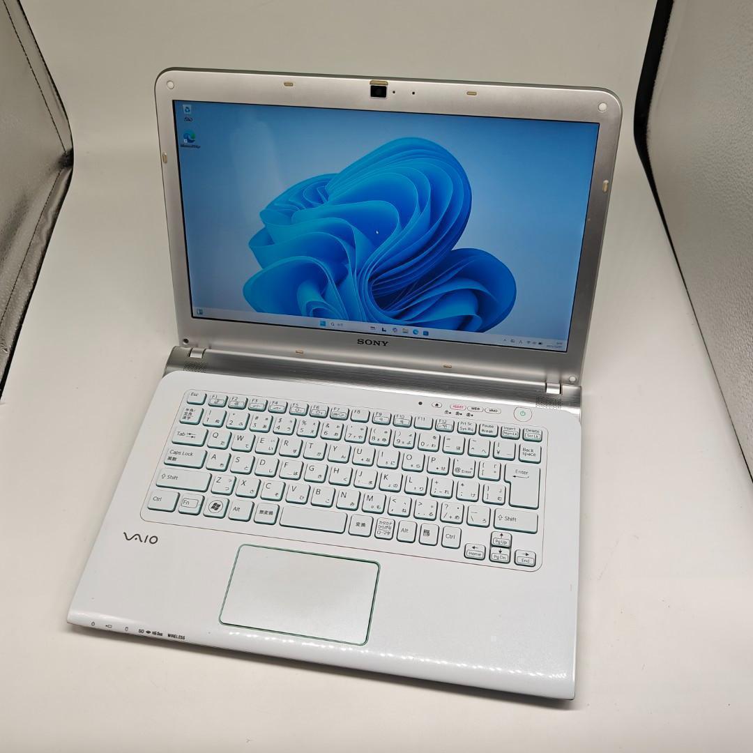 【VAIO】SVE 爆速i7 SSD512GB 16GB ホワイト ノートPC