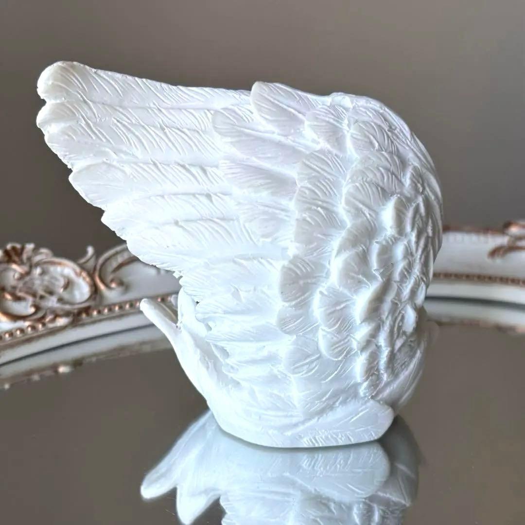 ラスト1個‼️ 天使の羽 台座 スフィア さざれ入れ アクセサリー置き