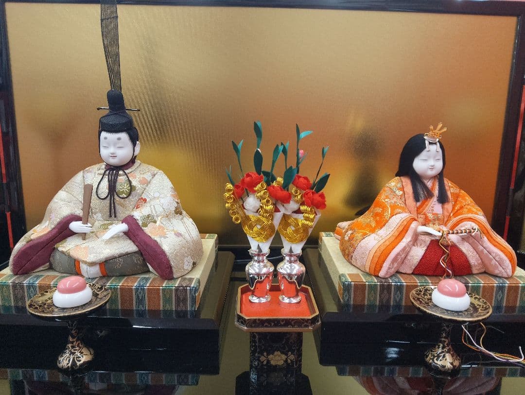 真多呂人形オリジナル五段飾り　雛人形 コンパクト 木目込人形 十五人飾 真多呂作