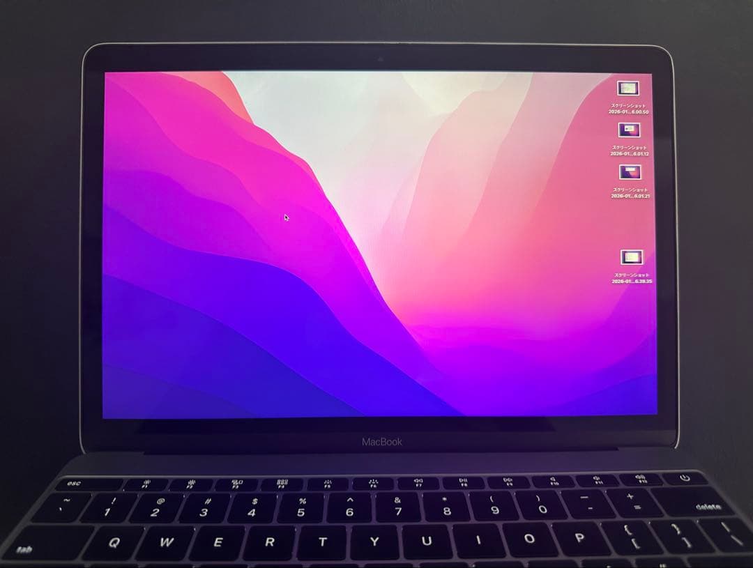 Apple MacBook 12インチ 2017 i7 16gb 512g US