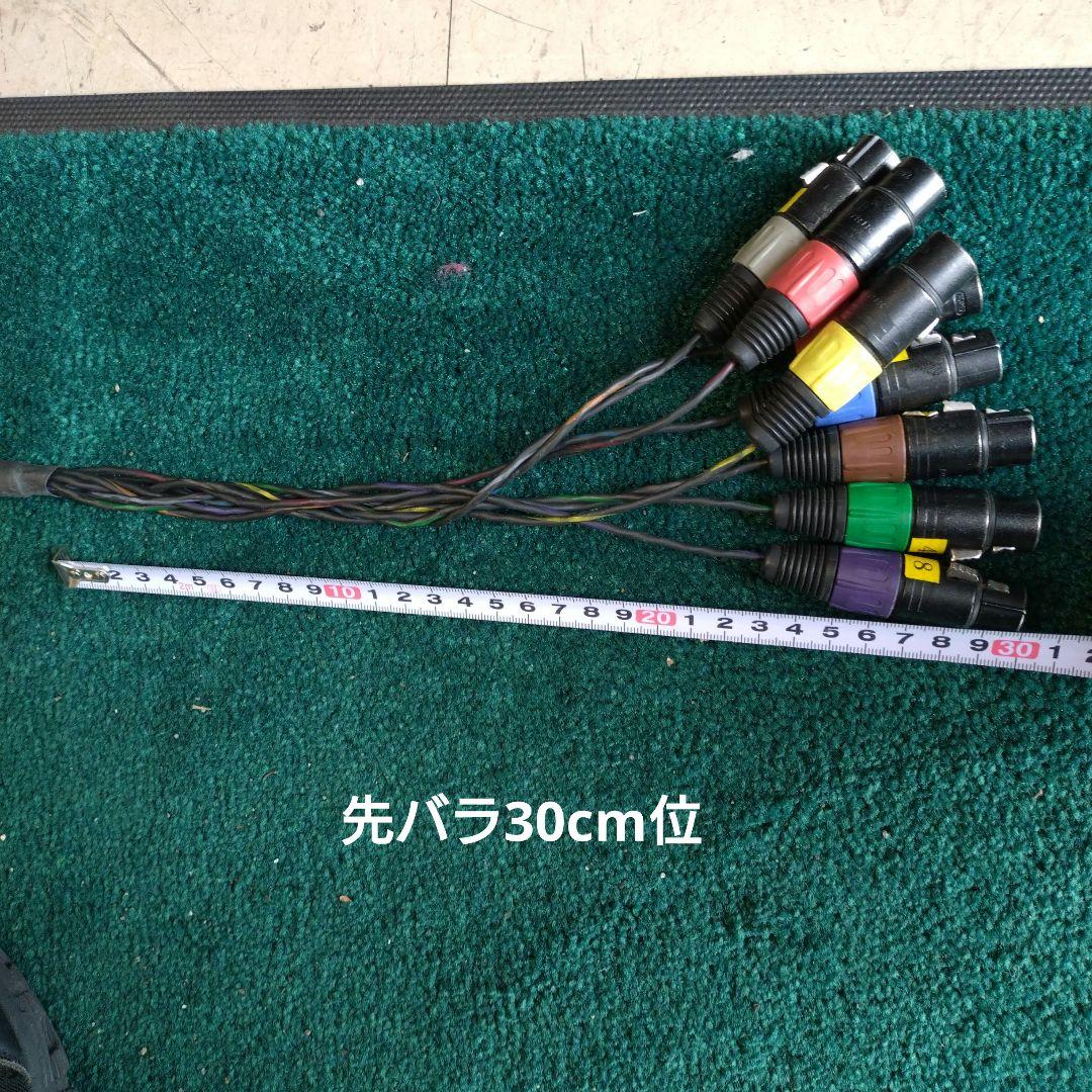 中古 カナレ マルチケーブル10m 16C10E3/ 立上げ8ch