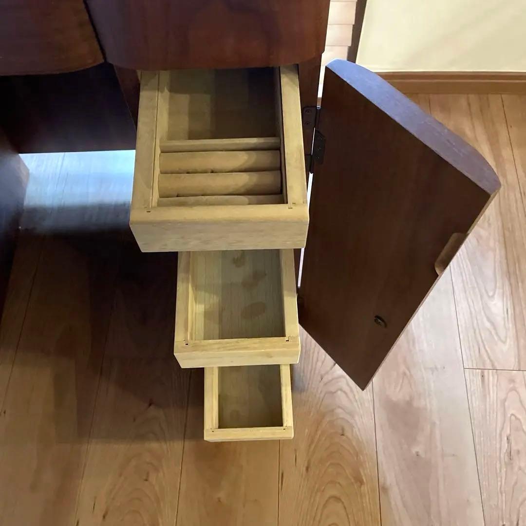 杉本家具　レオーネ　ドレッサー　鏡台　ウォールナット（椅子は別売）