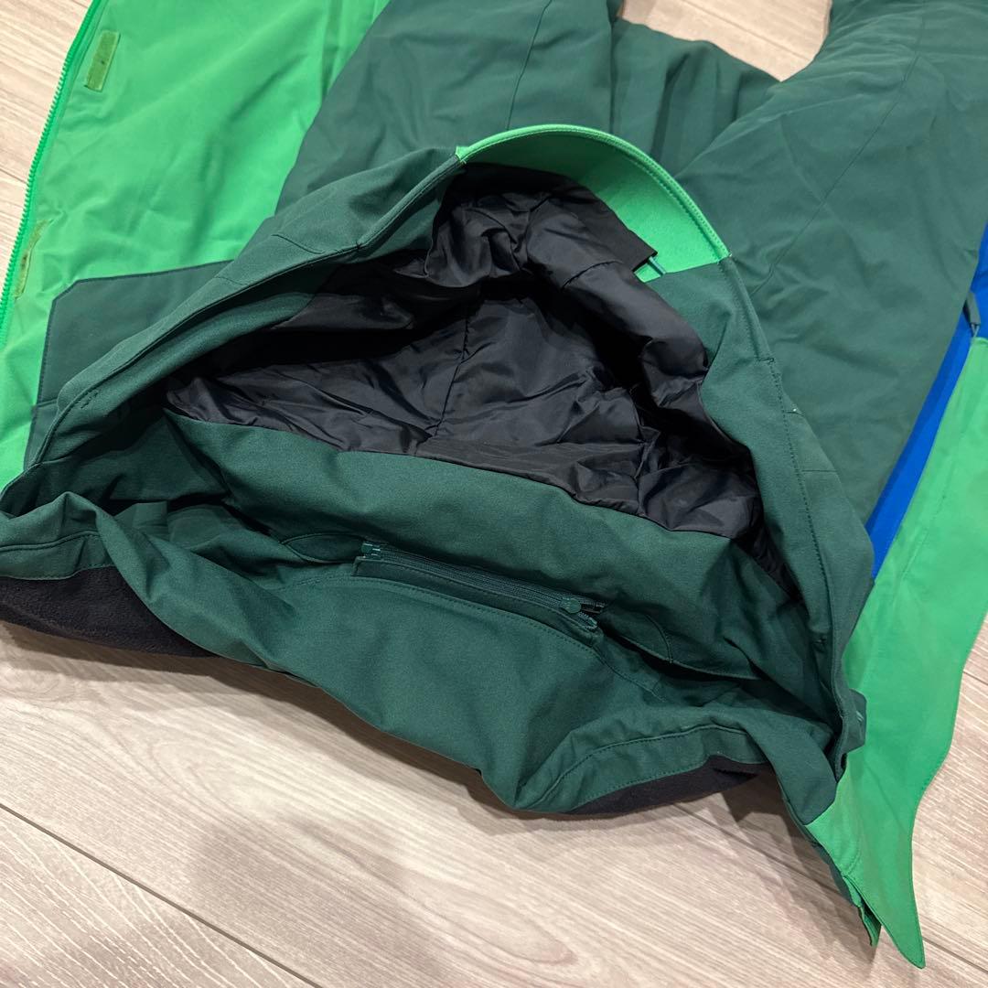 Goldwin スキーウェア上下セット　サイズM (グリーン×ブルー)