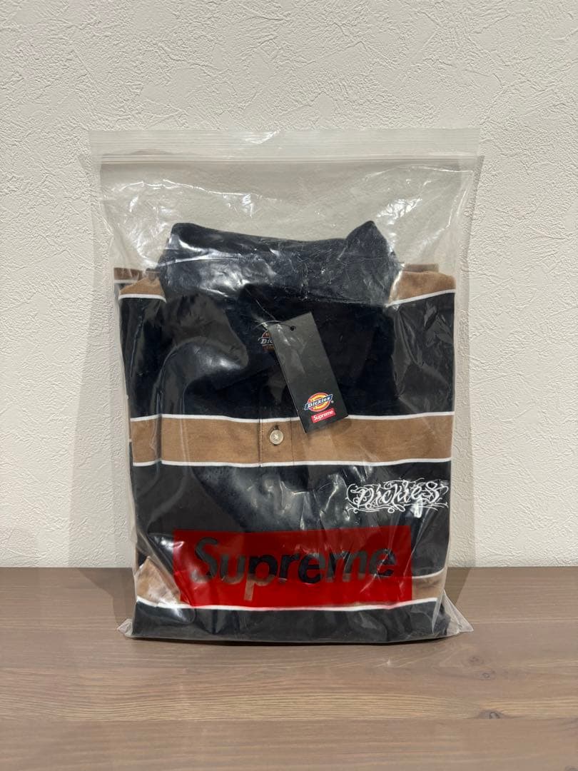 Supreme×Dickies Thermal Polo ブラック Sサイズ