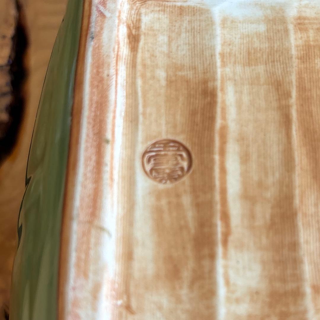 手塚玉堂 青磁 鎧櫃水指 茶道具 共箱