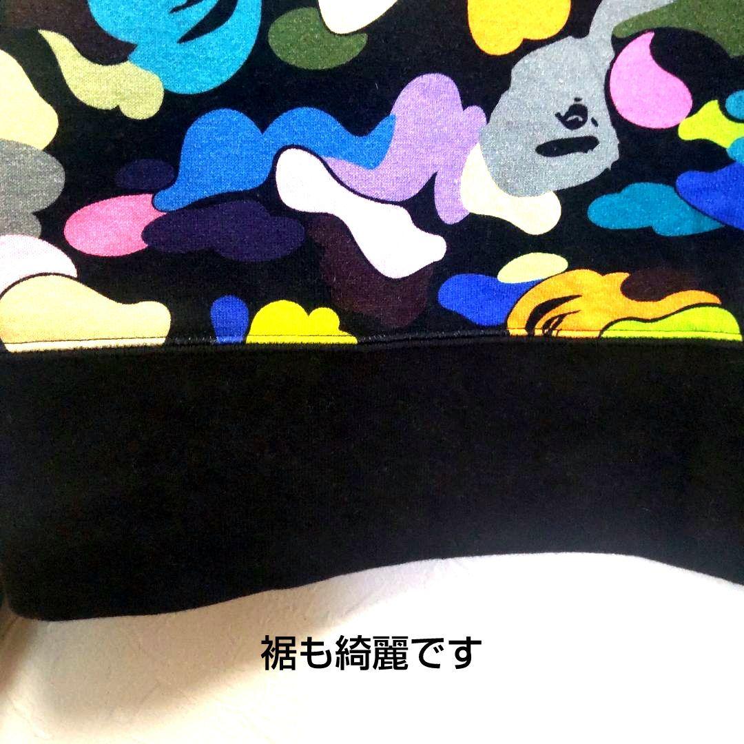 A BATHING APE■マルカモLサイズスウェットトレーナー長袖エイプ