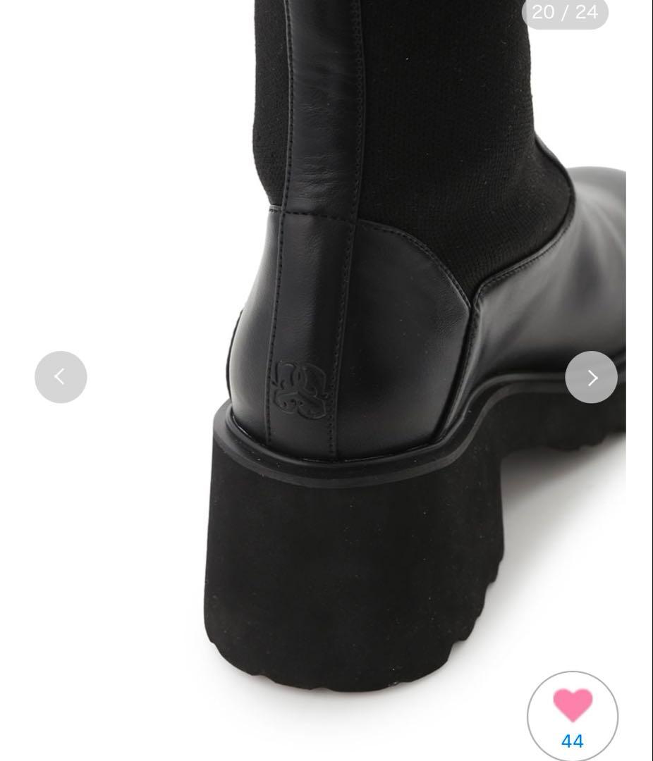 スナイデル　ロングニットブーツ