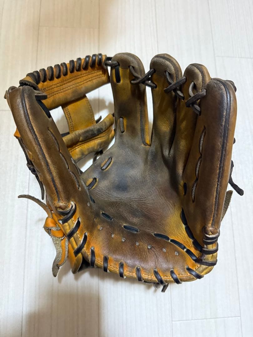 匿名発送　　アシックスゴールドステージ硬式内野手用グローブ