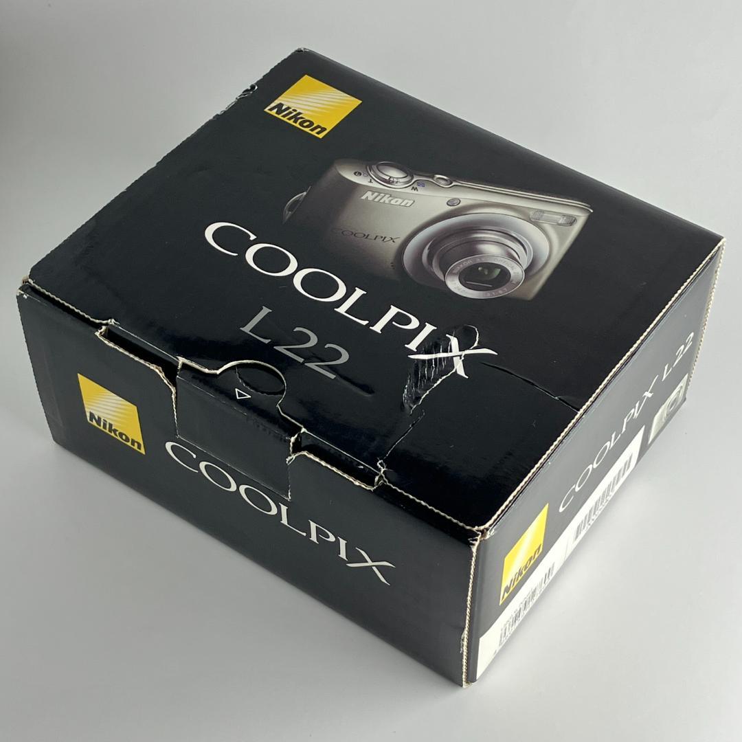 【極美品 動作確認済み】Nikon COOLPIX L22 コンパクトデジカメ
