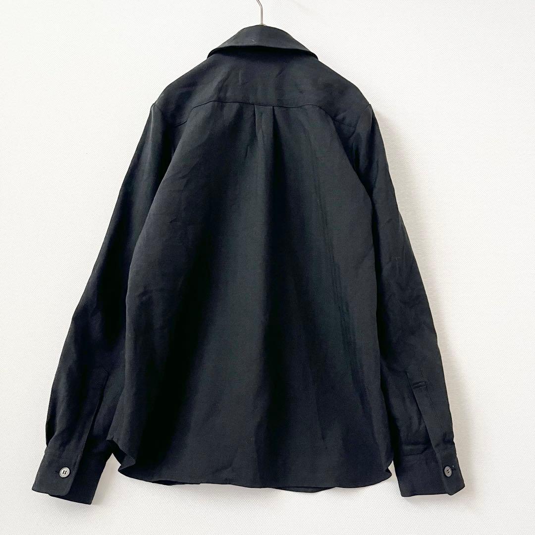 ★tricots comm des garçon ウールヘリンボーンシャツ