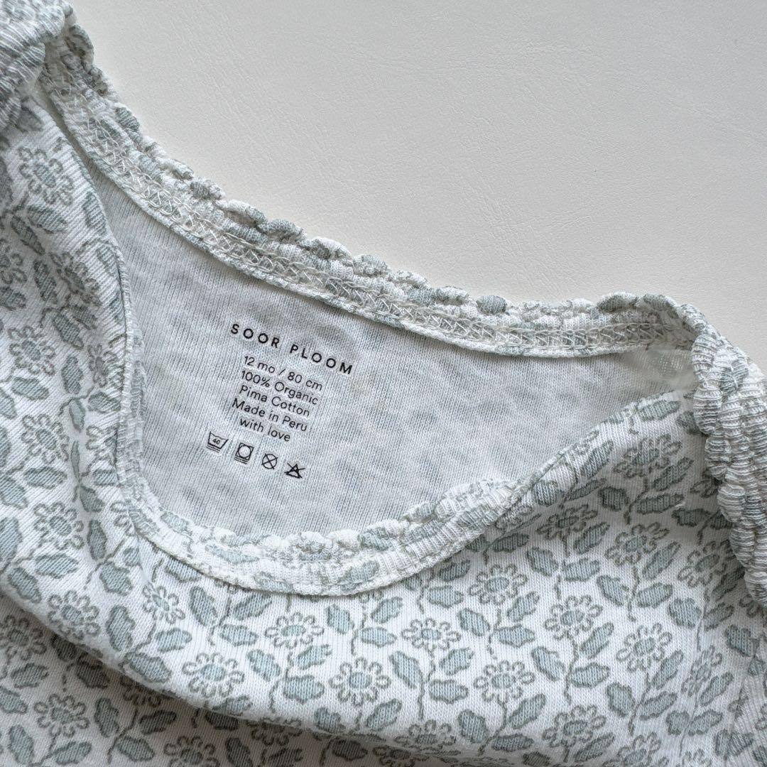 ロンパース・カバーオール Soor Ploom Onesie Stencil Print 12m
