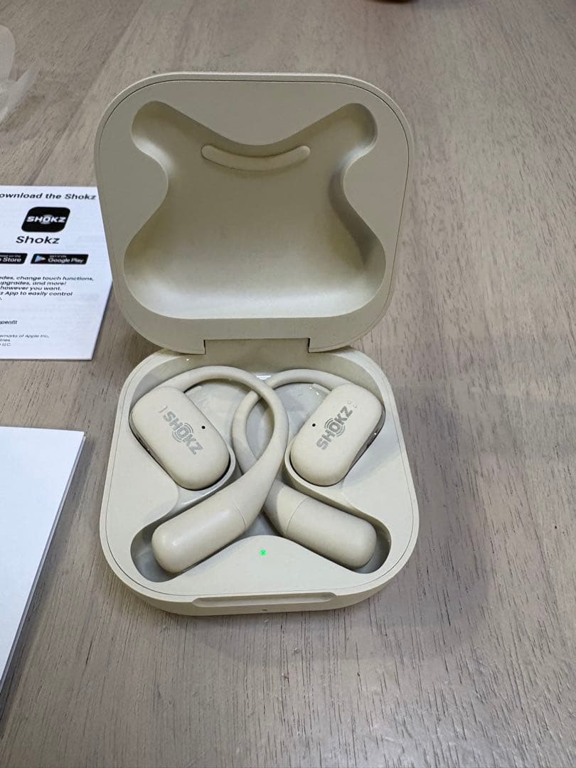 【JUSTDOIT様】SHOKZ OPENFIT ワイヤレスイヤホン ホワイト