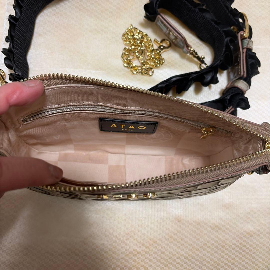 ATAO タイル模様 ショルダーバッグ