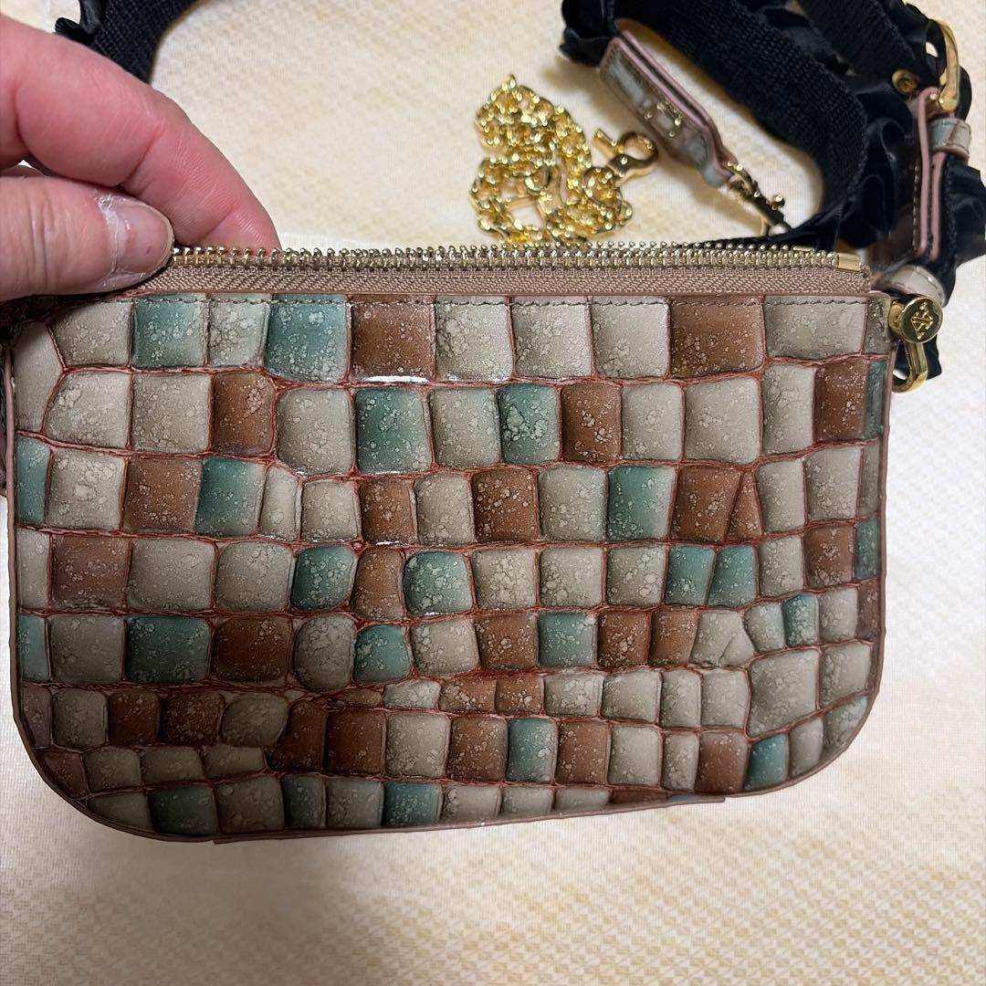 ATAO タイル模様 ショルダーバッグ