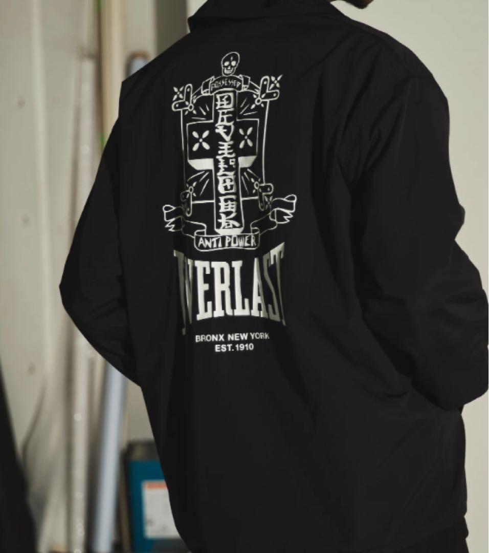 Everlast Devilock コーチジャケット ナイロンジャケット 黒