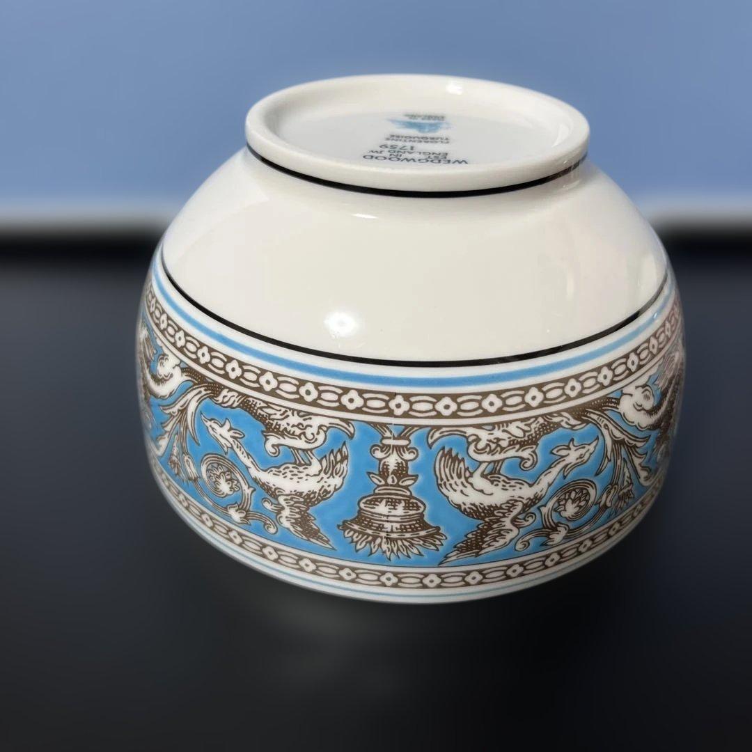 ［新品］フロレンティーン ラウンドボウル　ターコイズ＆フューシャ