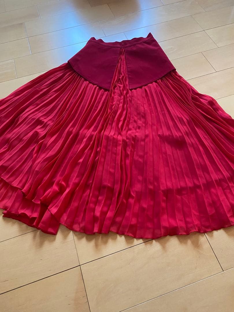 セール❤️新品　社交ダンス衣装　ダンススカート dancequeen 赤